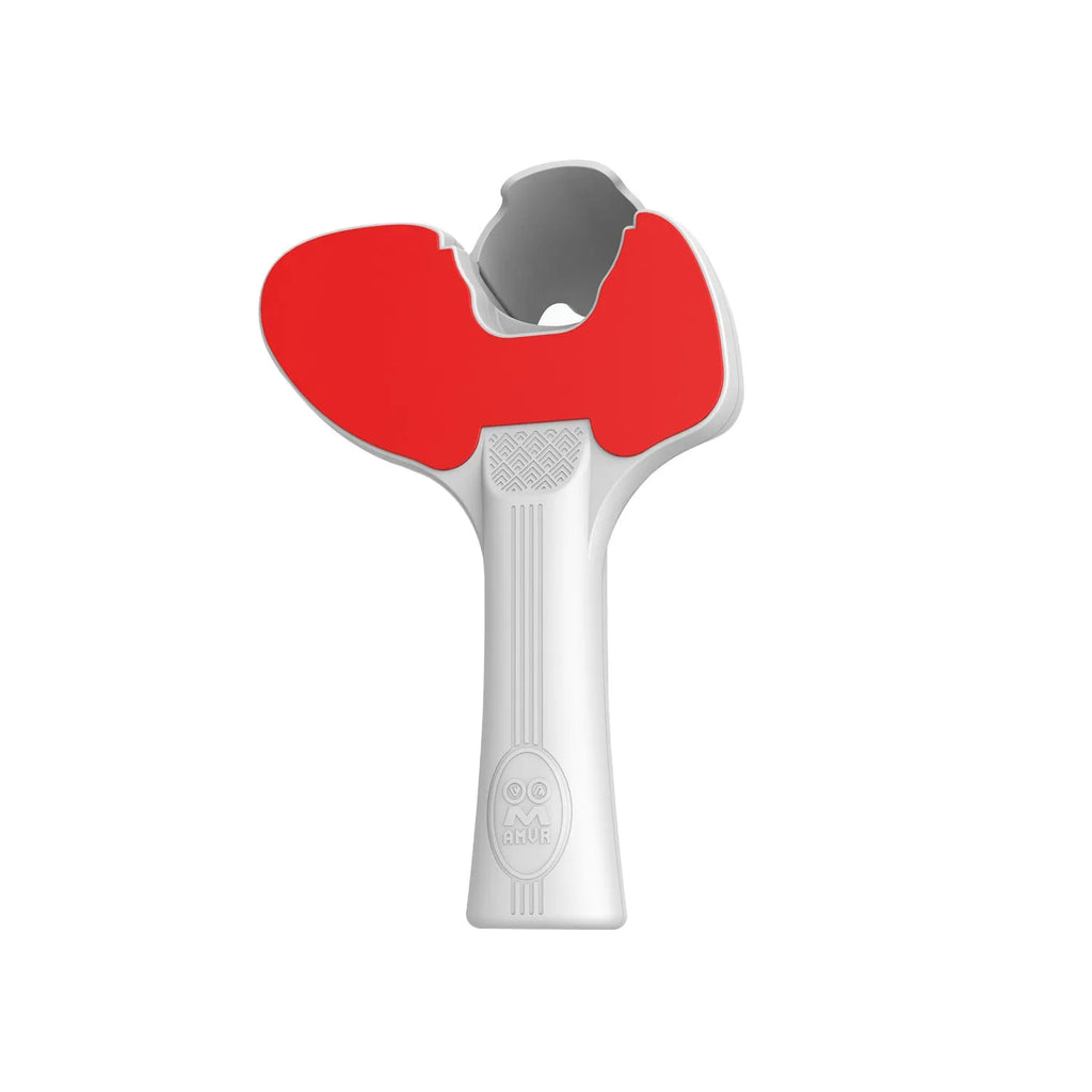 Pico 4 VR controller table tennis racket handle grip in red plastic silicone measuring 160x110x80mm
