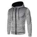 Men's sports fitness zip-up pullover sweater in polyester fibre available in multiple colours