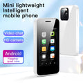 Compact mini Android smartphone with 2.5-inch screen shown in Phantom Night Black colour.