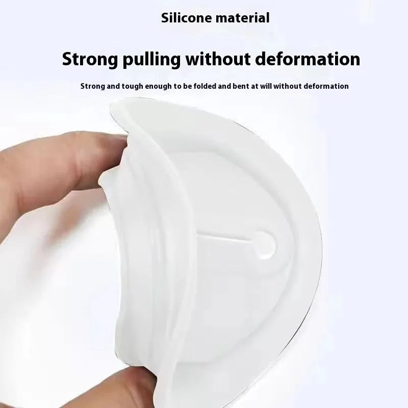 Silicone door lock protective sleeve 8.6x7cm black colour paste installation