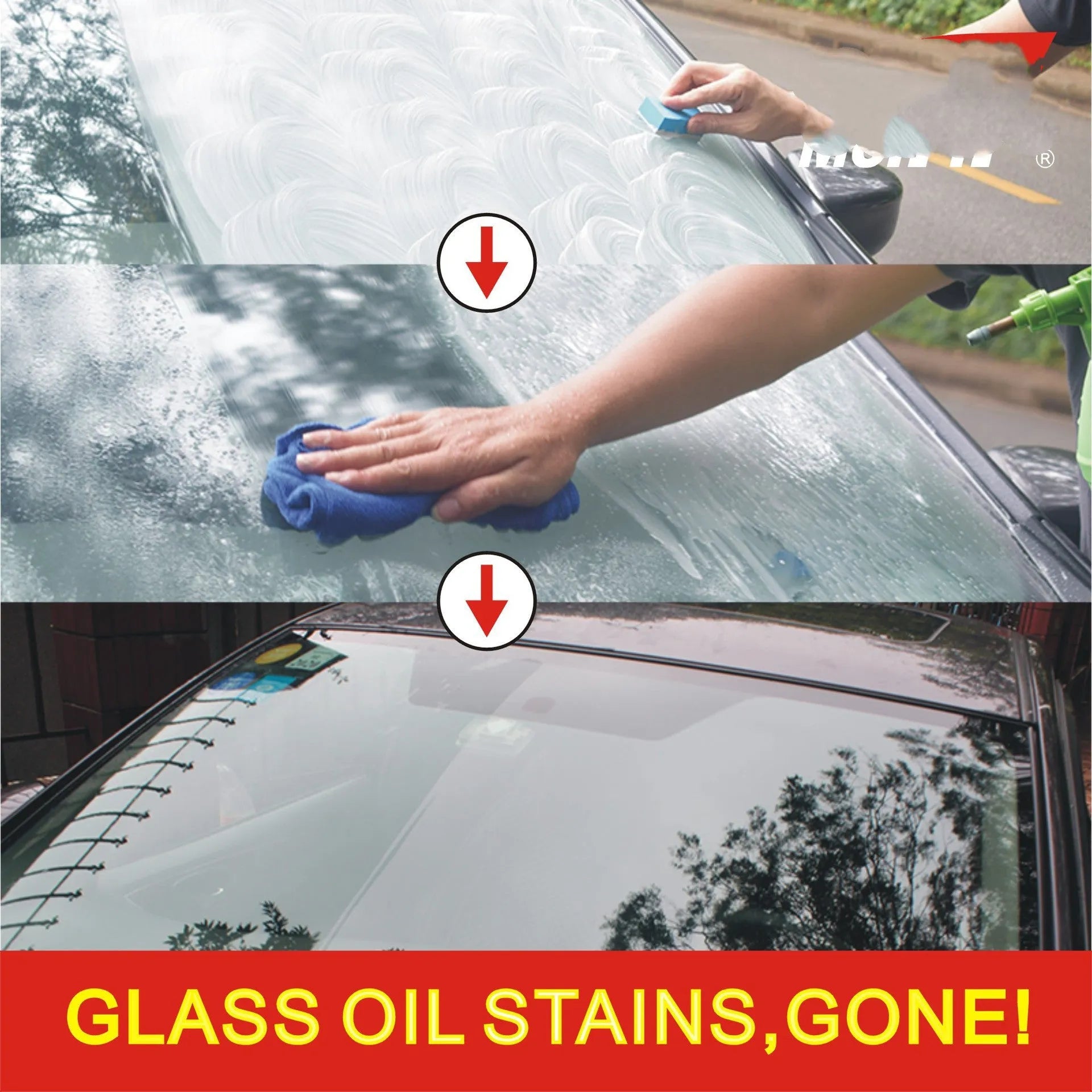 White English version 15ml automotive glass water repellent spray sachet