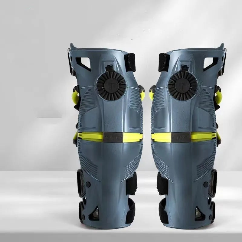 Gray black riding anti-collision knight equipment made from high strength PA synthetic material with size options S to XXL
