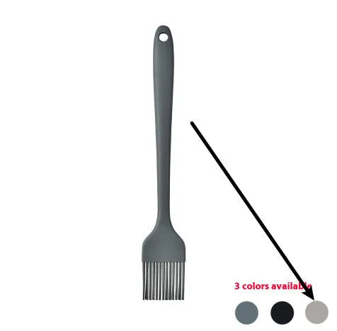 12-piece silicone kitchen utensil set with rotating storage bucket in black, includes spatula, ladel, and cooking tools