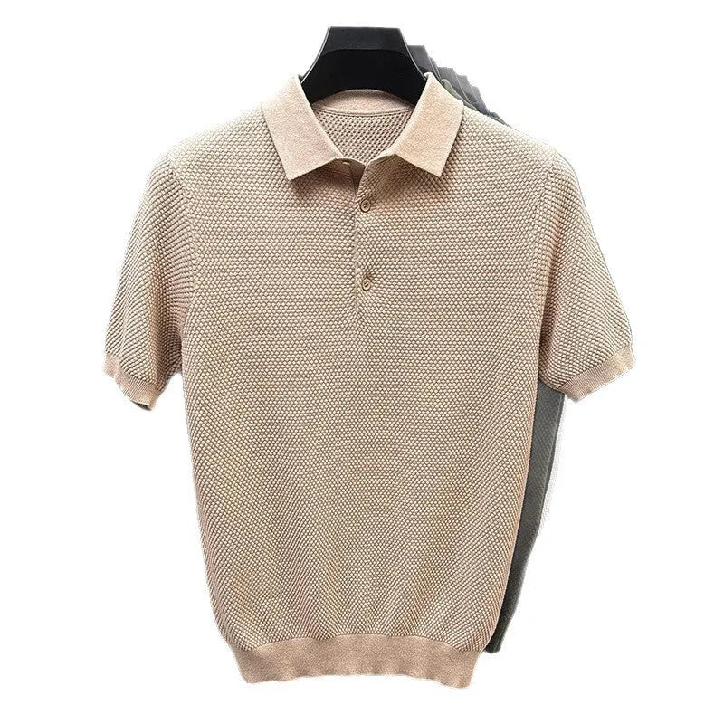 Loose fit cotton short sleeve pullover sweater in multiple colours