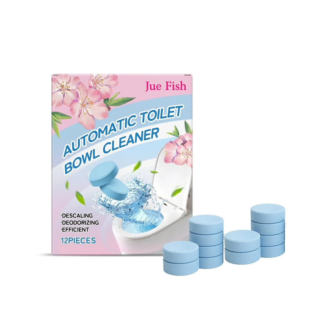 Automatic Toilet Bowl Cleaner Decontamination Cleaning Sheet 12 Pack