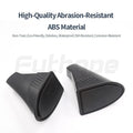 Two black ABS plastic Tesla Model Y car door trash cans showing Y-type design