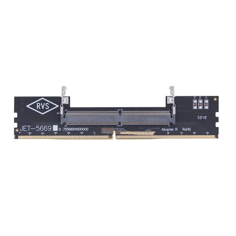 DDR4 laptop to desktop memory adapter card for testing DDR3 DDR4 DDR5 memory modules