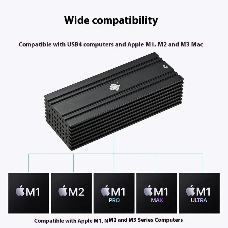 Black Leyu USB4 to 10 Gigabit Ethernet adapter with 20cm cable showing RJ45 port
