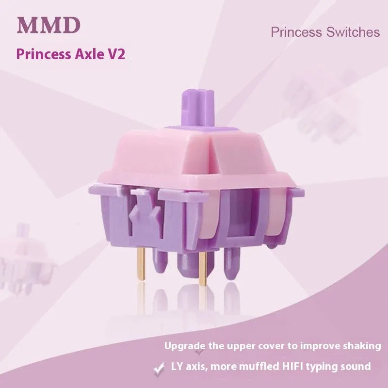 MMD Princess mechanical keyboard linear switch body for custom keyboard builds