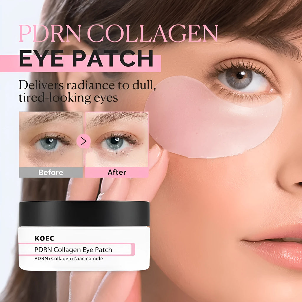 Collagen PDRN eye mask patch 60pcs niacinamide moisturising nourishing under eye care