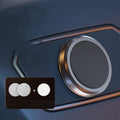 Obsidian black alloy magnetic mobile phone holder with centripetal force adsorption system