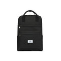Waterproof Oxford cloth backpack L size with handle cover in black and grey diamond print