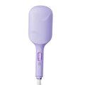 40mm LCD egg roll hair curler in light purple with ceramic barrel