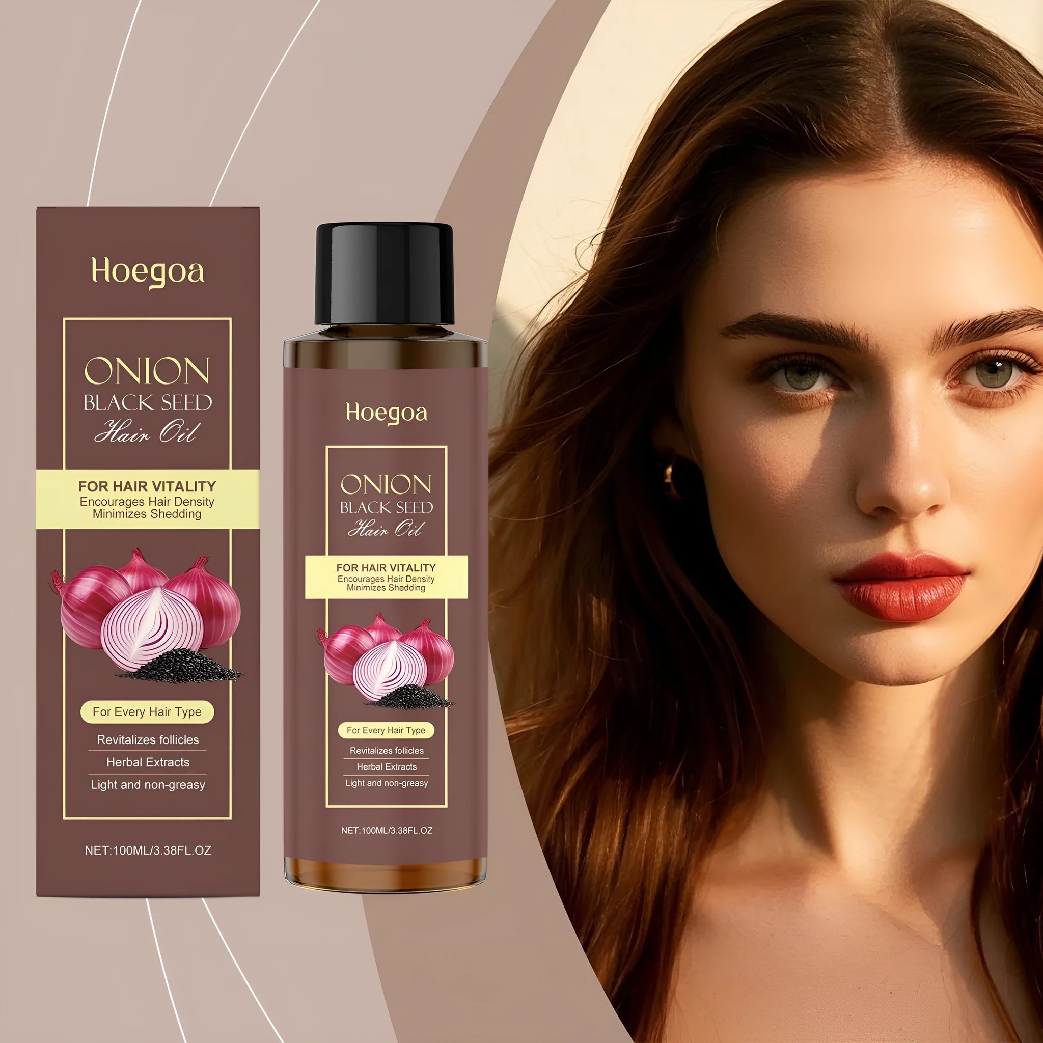 100ml hair care essential oil bottle with application accessories for nourishing soft hair maintenance