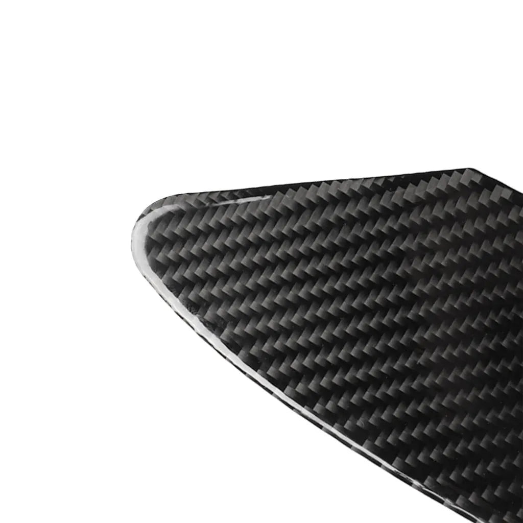 Carbon fibre texture decorative sticker for vehicle USB charging port panel with 3M adhesive backing