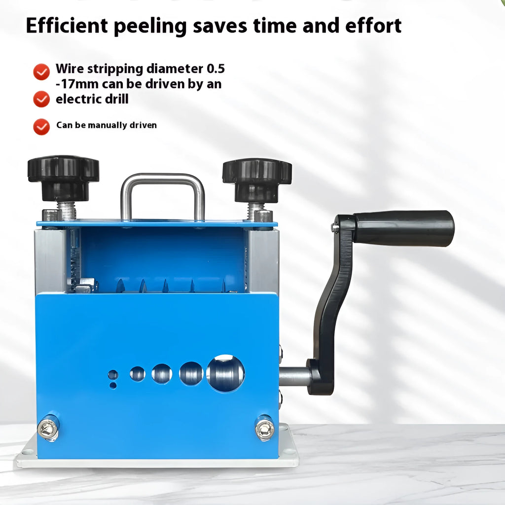 SD-017 manual wire stripping machine tool for electrical cables from 0.5mm to 17mm.