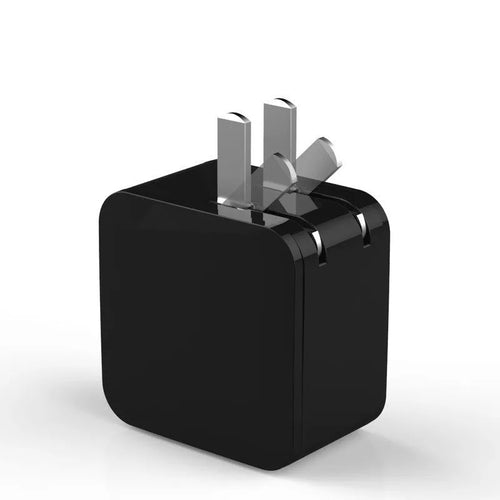 5V 2.4A fast charger with digital display and dual USB ports in black, white, or red colour options