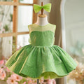 Mint mambo green girls pettiskirt dress in polyester, princess style, for heights 80cm to 160cm