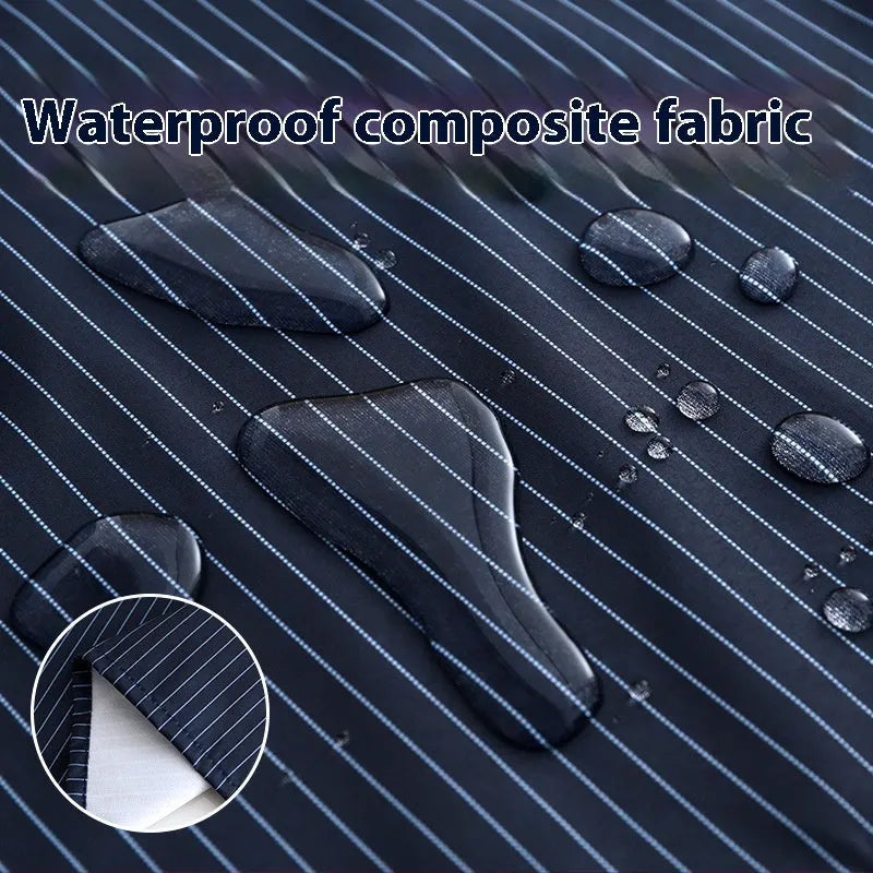 Polyester composite waterproof kitchen apron with free-size fit