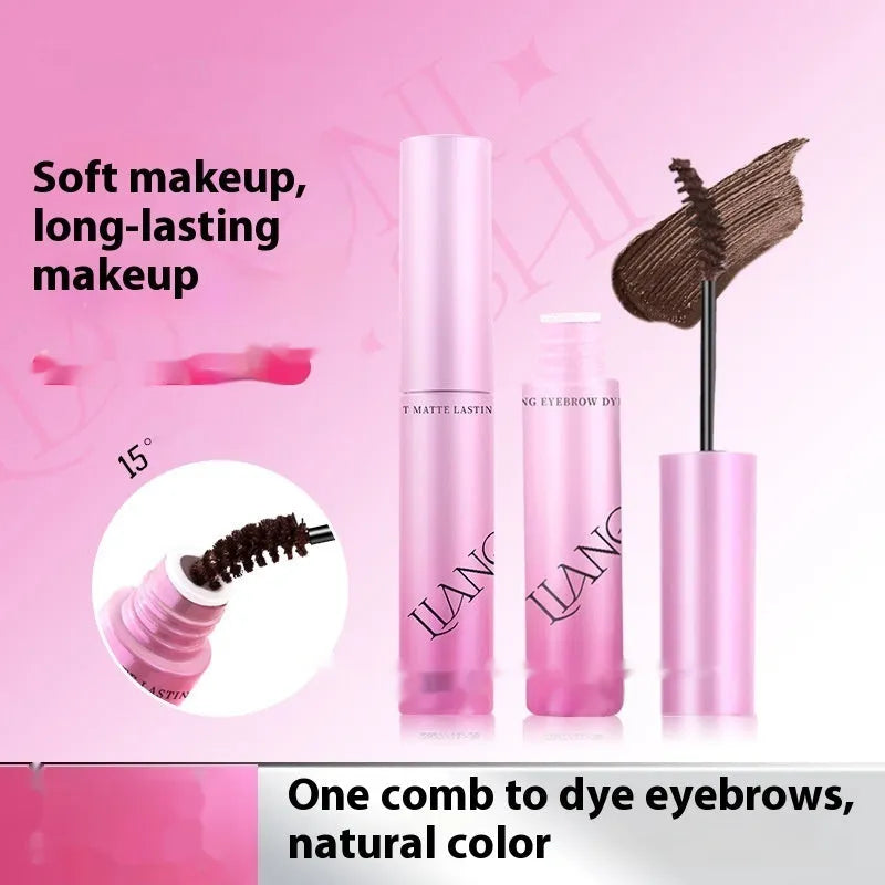 Velvet Fog eyebrow cream pot in one of four shades: Milk Coffee Coconut Palm, Raw Latte, Coffee Pink Latte, or Can Be Born.