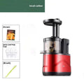 High-power household juice extractor with vertical screw rod, small caliber, slag juice separation, and included juice cup