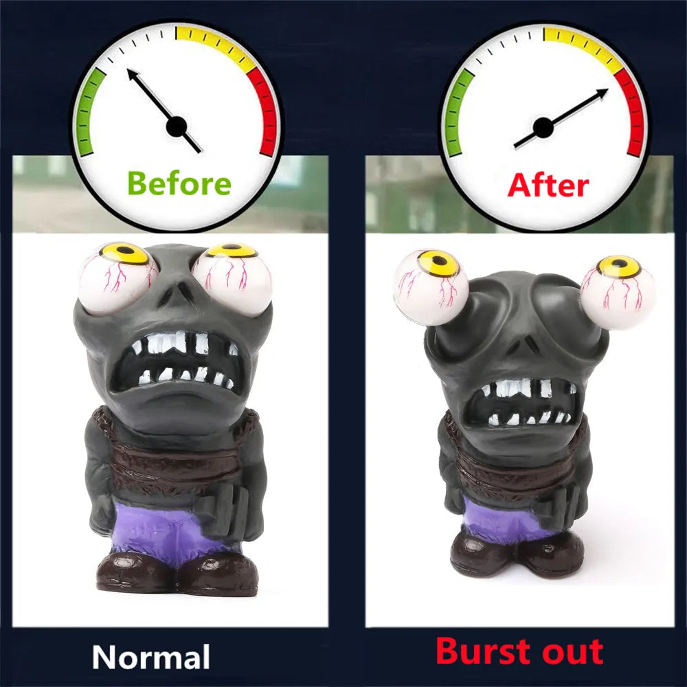 Turbo car blow-off valve decompression ornament kit with doll, pressure valve, and installation tubes