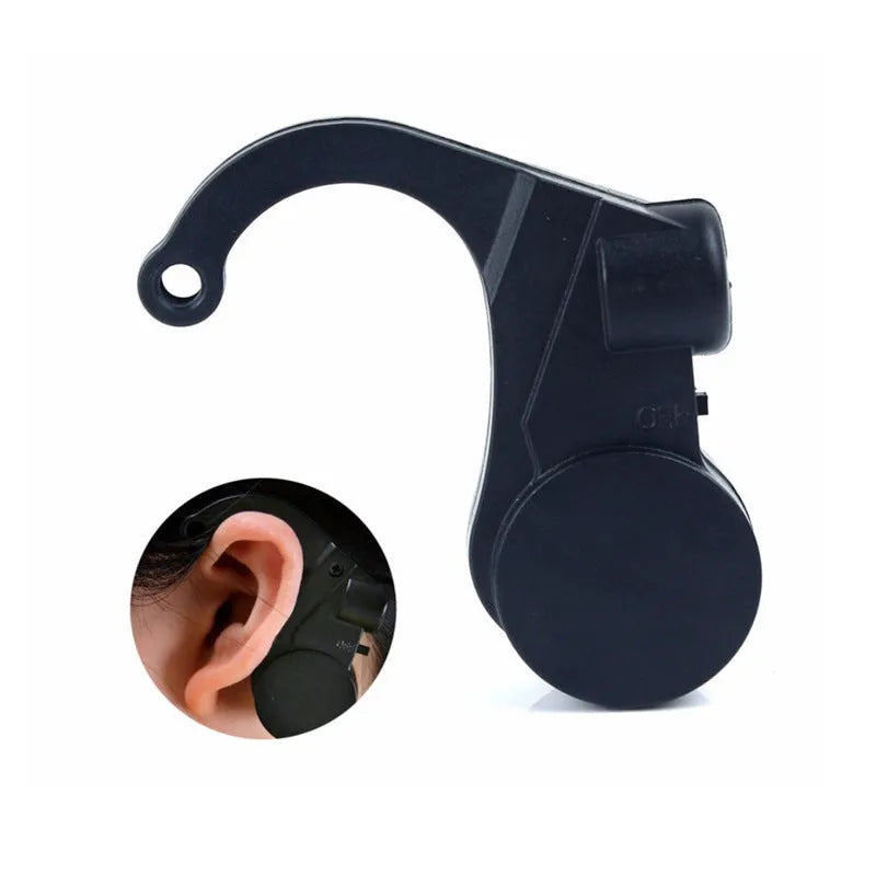 Black plastic sleepy reminder and sitting position alarm for driver drowsiness and student posture alert
