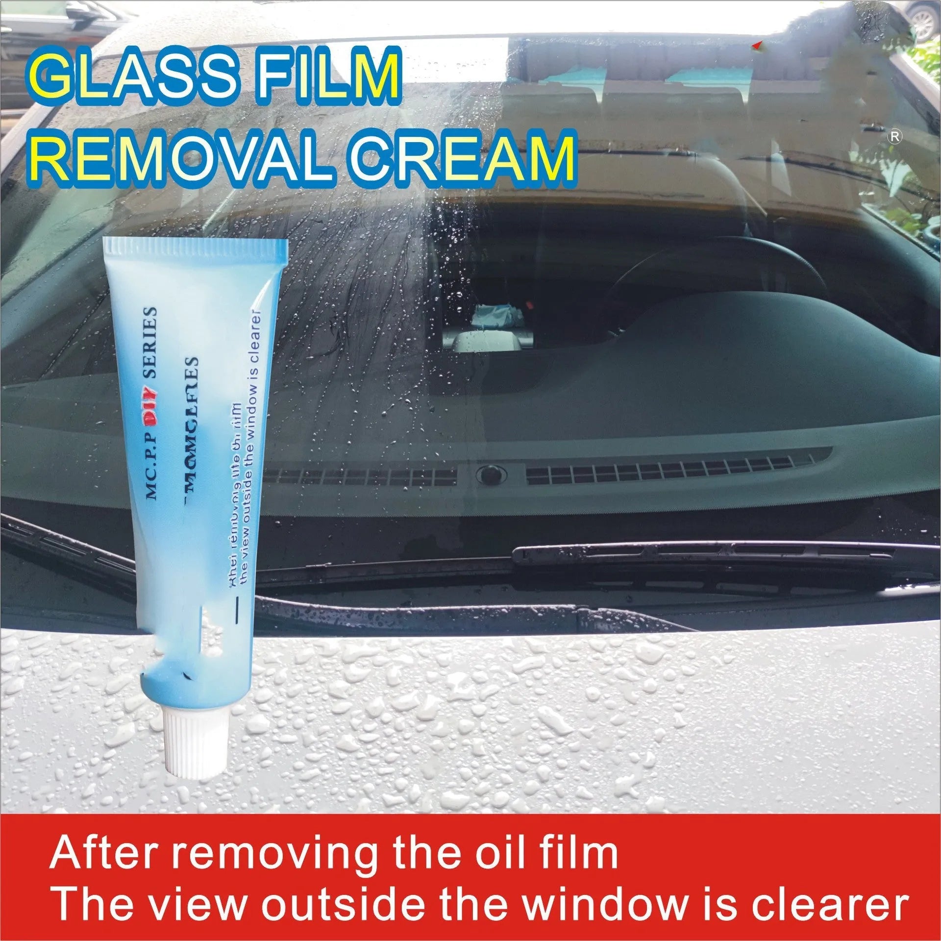 White English version 15ml automotive glass water repellent spray sachet