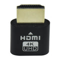 26.5mm graphics card HDMI virtual display adapter in metallic finish for GPU idle protection