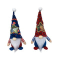 Two faceless Rudolf baby doll cloth ornaments measuring 32cm by 12cm for Christmas decoration
