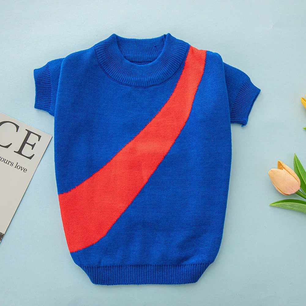 A wool dog jumper for Corgis and Poodles in a choice of six colours, shown in size L.
