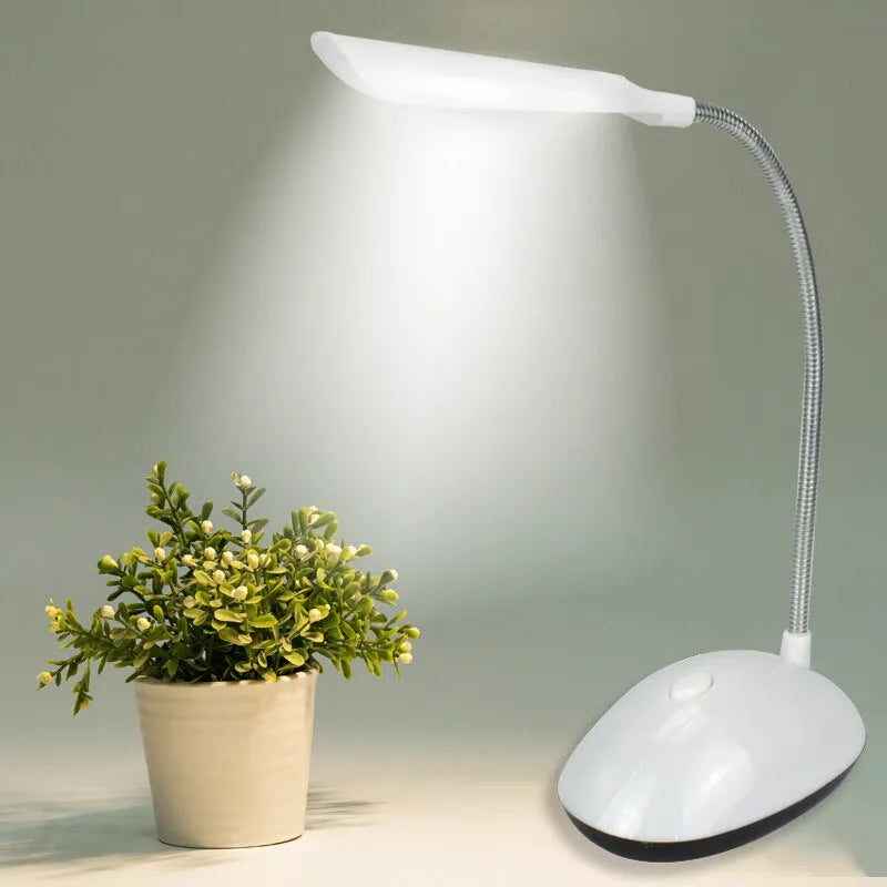 LED eye protection desk lamp in modern simplicity style available in blue green pink white