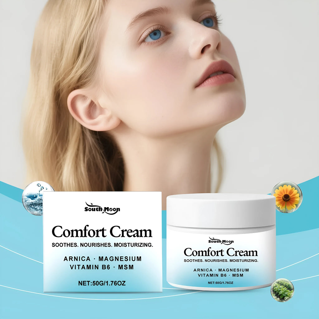Comfortable Moisturising Cream 50g jar with compact 5cm × 5cm × 4.2cm dimensions