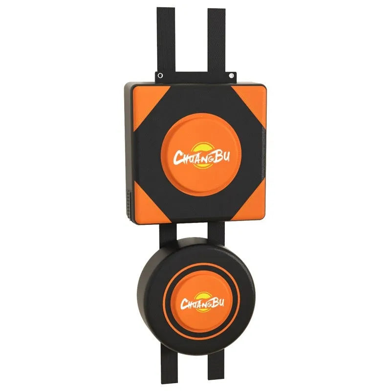 Wall-mounted boxing sandbag target hanging for home training with PU leather construction