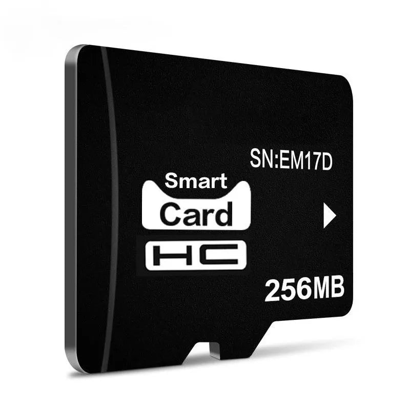 256MB TF format memory card with 11x15x1mm dimensions for portable devices