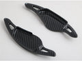 Carbon fibre steering wheel shift paddle interior modification in five colour options
