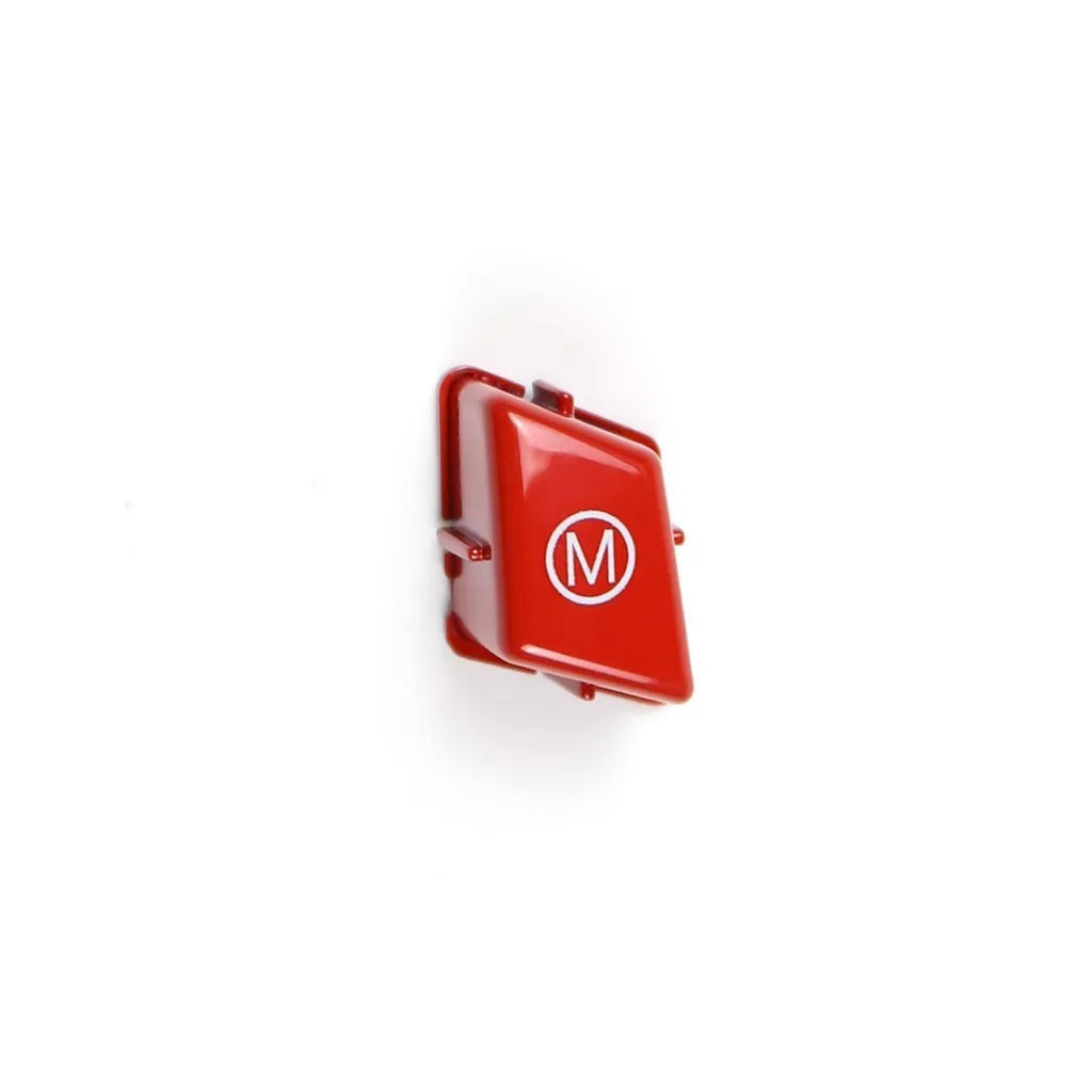 A pair of red M1 and M2 buttons for BMW F30 F34 steering wheel modification