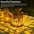 Butterfly design solar kettle light for garden decoration with wrought iron construction