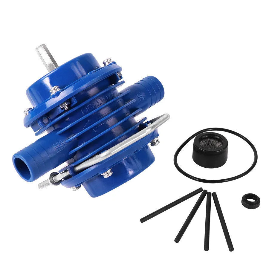 Electric drill water pump silver colour with universal connection for garden pumping