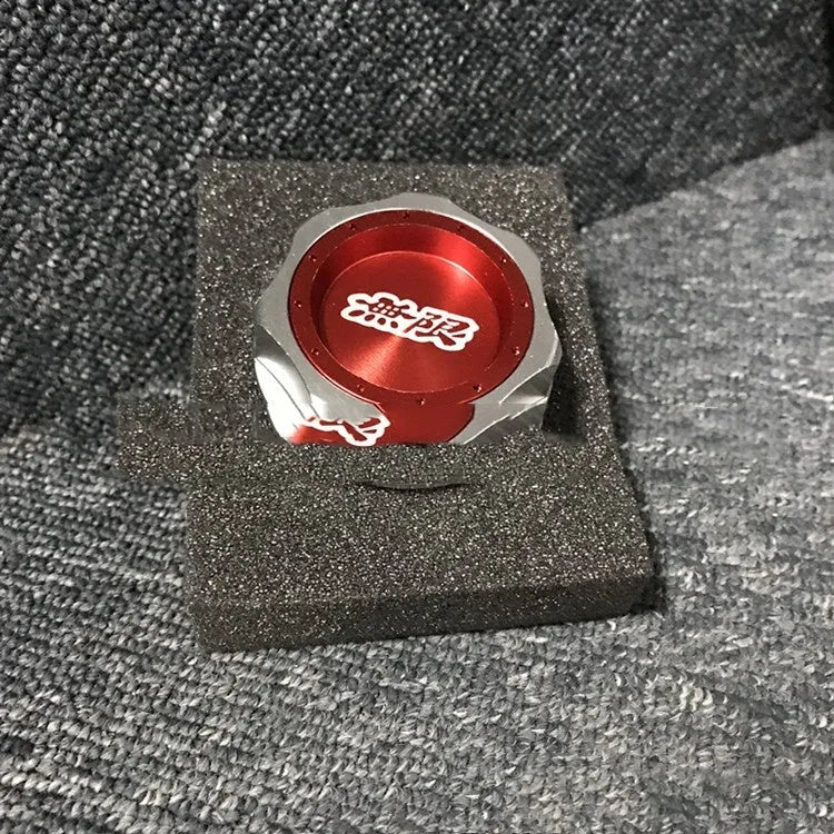 Aluminium alloy oil filter cap for Honda vehicles in multiple colour options