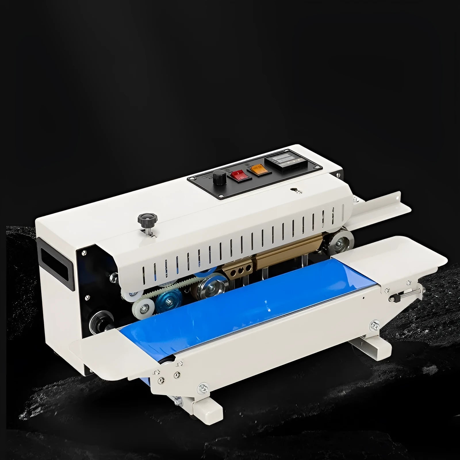 Handheld steel seal sealing machine with date printing capability for plastic bags