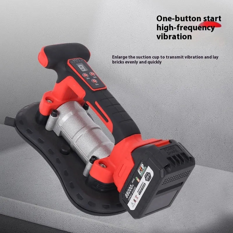 21V tile laying machine with automatic paste function and 200kg adsorption capacity for tile installation work