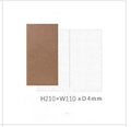 Travel cowhide diary standard refill inner core with 100G ivory white paper and saddle-stitch binding