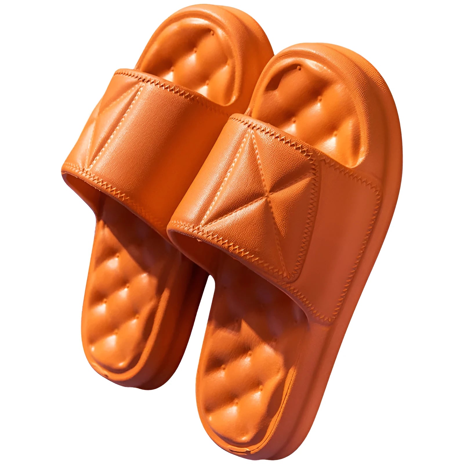 A pair of soft EVA bathroom slippers with a non-slip sole, shown in a selected colour.