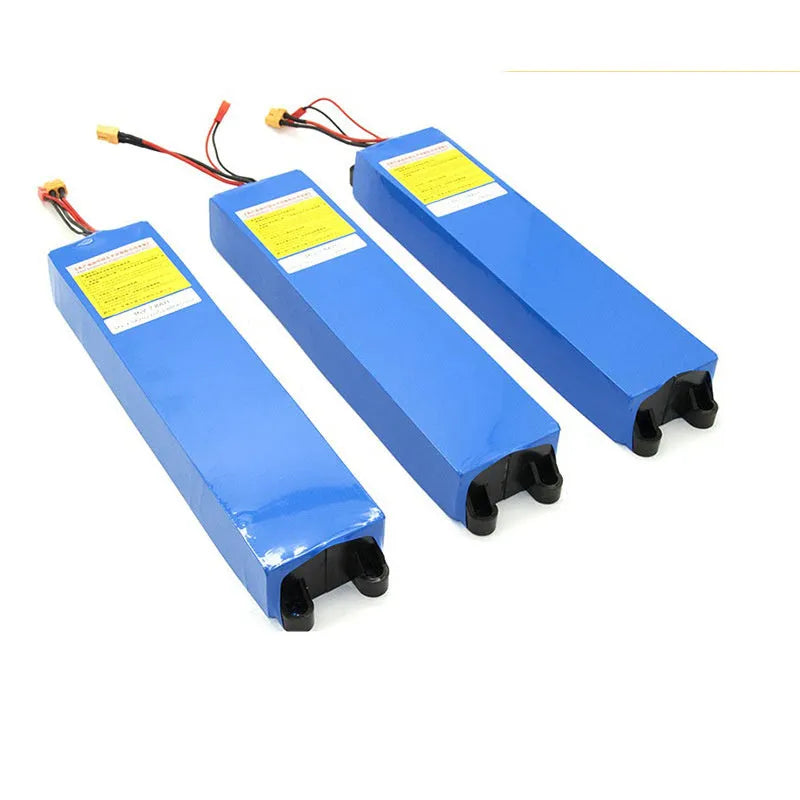 36V lithium battery pack for electric scooters with capacity options 6.6A, 7.8A, and 10.4A