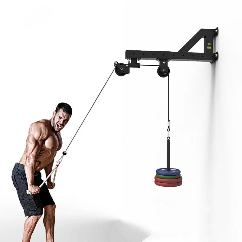 Steel Big Bird Pull pulley machine with high and low cable pull capability for back exercises