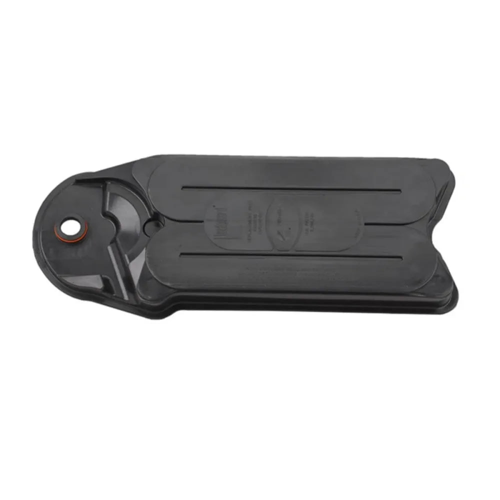 Black automotive crankcase ventilation filter for PCV system engine maintenance