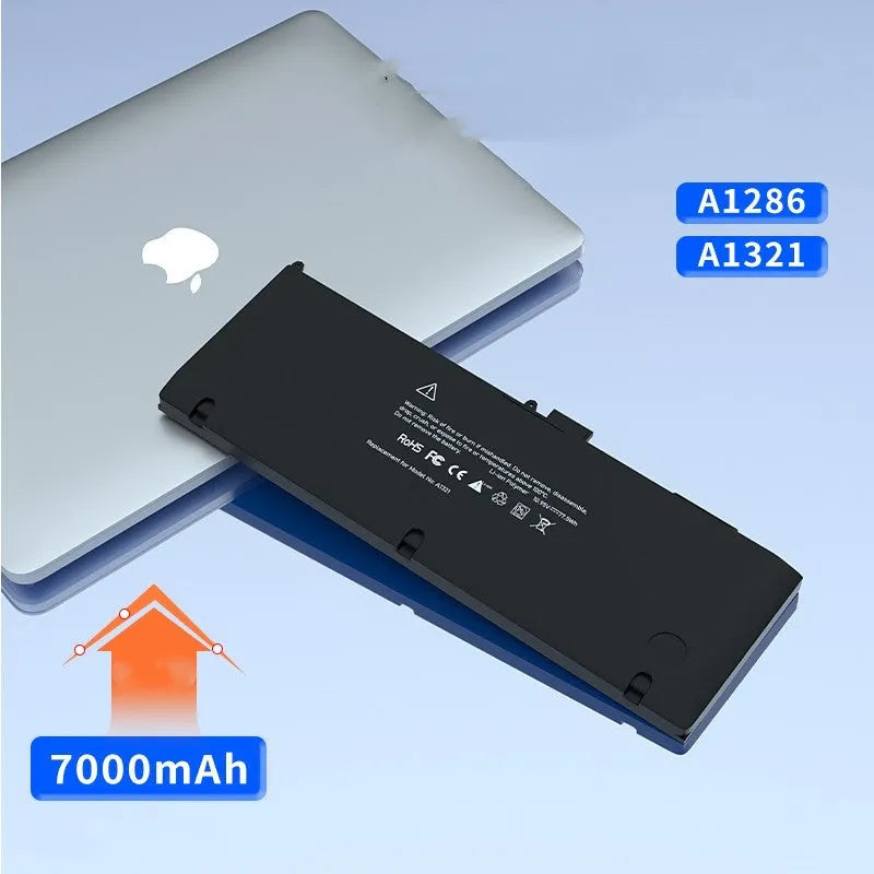 Laptop battery for MacBook Pro 15-inch A1286 A1382 A1321 7200mAh