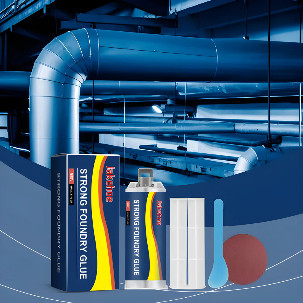 Waterproof metal sealant adhesive kit for copper aluminium stainless steel repairs with 85ml tube and tools