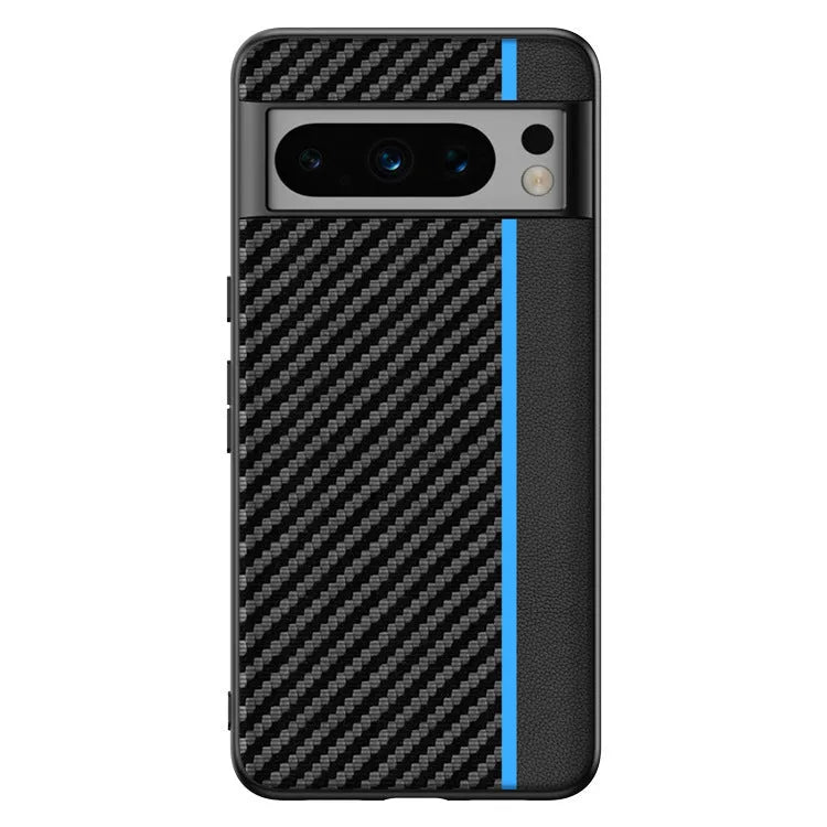 Carbon fiber Kevlar anti-fall ultra-thin phone case for Google Pixel in Carbon Black